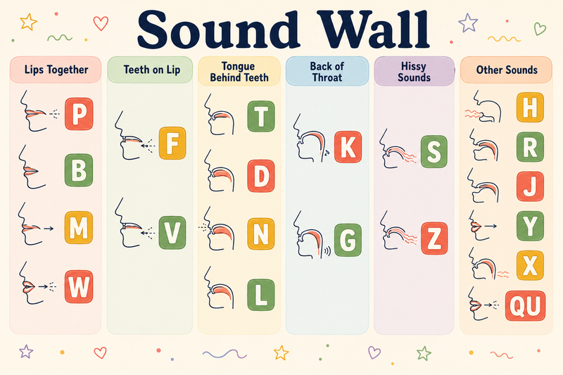 Sound Wall Set (Consonants + Vowel Valley)